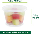 Freshware Food Storage Containers [36 Set] 16 oz Plastic Deli Containers with…