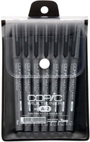 Copic Markers MLA2 Multiliner Inking Pen, Set A-2,Black | 7 Pens — 1