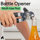 GORILLA GRIP Upgraded Model Stainless Steel Manual Can Opener, Black — 7