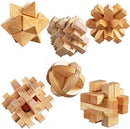 ULT-unite3D Wooden Cube Brain Teaser Puzzle — 1