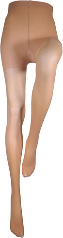 Truform Sheer Compression Pantyhose, 20-30 mmHg, Women's Shaping Tights, 20 Denier, Beige, X-Large | X-Large (1 Pair) — 5