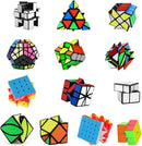 Speed Cubes, [13Pack] Speed Cube Set - Megaminx Mirror Pyramid Fluctuation Angle Wheel Square King Puzzle Cube Collection Speed Cube Bundles for Kids& Adults — 3