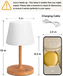 Shower Lamp IP54 Waterproof, Cordless Rechargeable Table Lamp, Outdoor Use — 4