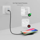 Basics Wireless Charger, 15W Qi Certified Wireless Charging Pad with USB Cable, Compatible with iPhone 15/14/13/12/11/X, Samsung & LG, Case Compatible, Black photo 3