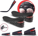 Height Increase Insole (1 Pair) 4 Layer Hell, Air Taller Cushion Shoe Lifts for Men and Women (2.75 Inch) Elevated, and Arch Support | Lifted, Insert, Comfort and Breathable Black — 3