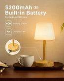 IP65 Waterproof Rechargeable Shower Lamp, Cordless Bathroom Touch Lamps — 4