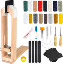 Stitch Pony,FASTTOBUY Leather Stitching Pony Table Desktop Pony Horse Clamp with 56 PCS Sewing Kit Include Awl,Sand Papers,Sand Strips,Sewing Needles for DIY Hand Stitching Leather Clamping — 1