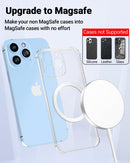 KALAPOP Magnetic Wireless Charging Magsafe Ring-6 PCS,Ultra-Thin(0.4mm) Magsafe Sticker,Compatible with iPhone 17/Air/16/15/14/13 Series,Samsung Galaxy,Google Pixel,Magsafe Accessories-3Black&3Silver photo 4