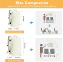 Taygeer Large Travel Backpack, 17 inch Laptop Backpack for Women | X-Large | Creambeige — 6