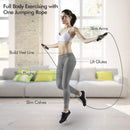 Jump Rope, Tangle-Free Rapid Speed Jumping Rope Cable with Ball Bearings for Women, Men, and Kids, Adjustable Steel Jump Rope with Foam Handles for Home Gym Exercise Fitness Workout Equipment & Slim Body — 5
