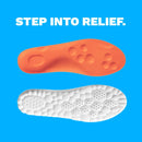 4D Steppers Insoles for Men & Women - Memory Foam Soles Massage Shoe Inserts - Trim to Fit Cloud Insoles for Foot Pain Fatigue Relief (Orange, L) — 6