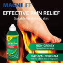 MagniLife DB Pain Relieving Foot Spray, 3 Oz, Cooling Pain Relief for Burning, Tingling & Stabbing Discomfort in Feet & Legs, Non-Greasy Moisturizing Foot Care Suitable for Diabetic & Sensitive Skin — 3