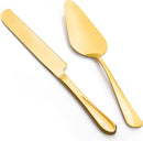 2-Piece Premium Cake Cutting Set, Exquisite Knife and Server with Serrated Design, Includes Cake Knife and Pie… — 1