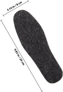 5 Pairs Wool Felt Insoles Winter Boots Insole Warm Breathable Cushion Inserts for Men and Women Size 40 — 2