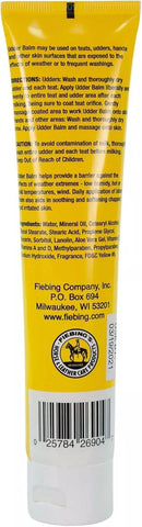 Fiebing's Udder Balm (4oz) - Skin Barrier Repair Cream Contains Lanolin, Aloe Vera, Vitamin A, D, & E - Udder Cream Aids in Frost Protection - Use on Teat & Hands Exposed to Weather & Frequent Washing — 2