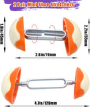 Mini Shoe Stretchers for Wide Feet, Shoe Wider Anti-Slip Expander Adjustable Men Women Shoes Plastic Surgery | orange | 2 Pack — 3