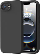 LOVE 3000 Designed for iPhone 16e/17e Case, Premium Silicone with [Soft Anti-Scratch Microfiber Lining] Shockproof Protective Phone Case for Men Women Girls 6.1", Black — 1