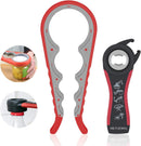 Jar Opener, 5 in 1 Multi Function Can Opener Bottle Opener Kit with Silicone Handle Easy to Use for Children,… — 1