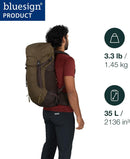 Osprey Kestrel LT 35L Men's Backpacking Backpack, Blue OS | Rays Blue — 2
