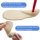 Dr. Foot's Arch Support Shoe Inserts for Flat Feet, Plantar Fasciitis, Adhesive Heel Cushion for Relieve Pain for Women & Men (Small, Beige) — 4