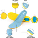 Shoe Insoles for Kids and Women, Memory Foam Insoles, Comfortable Sports Shoe Inserts for Shock Absorption and Relieve Foot Pain, Plantar Fasciitis Arch Support Insoles, S(Women 5-6/ Kids 2-5) Blue — 5