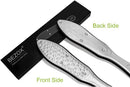 BEZOX Professional Foot File Callus Remover, Double Sided Pedicure Rasp for Cracked Heel and Dead Foot Skin - Heavy Duty Surgical Grade Stainless Steel - W/Cloth Storage Bag & Gift Box - Silver — 7