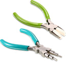 Mudder 2 Pcs Jewelry Making Tool 6 in 1 Bail Making Plier, Blue and Green — 7