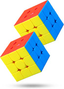 CFMOUR 3x3 Speed Cube Set - Stickerless Magic Bundle, 2Pack, Puzzle Toys — 1