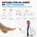 Carbon Fiber Insole for Men & Women - Sumiwish（1 Pair） High Arch & Rigid Support Shoe Insert for Women & Men - Rigid Support for Turf Toe, Foot Fractures, Hallux Rigidus - Non-Cleated Shoes - Blue — 4