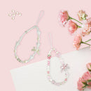 Pink Beaded Phone Wrist Straps, Y2K Phone Case Charms Camera Charm Strap, Lanyard Keychain Wristlet Aesthetic Cellphone Charm photo 4