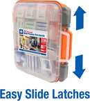 24/7 First Aid OSHA Compliant First aid Kit, All-Purpose 100-Person Emergency First Aid Kit for Business, Home, and Car in Plastic Case with Easy-Slide Latches, 336 Pieces — 4