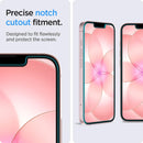 Spigen GlasTR EZ FIT Screen Protector for iPhone 17e, 16e, 14, 13 Pro, 13 photo 5