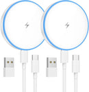 MagSafe Charger 2 Pack Magnetic Wireless Charger Fast Charging Pad photo 1