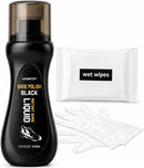 Black Liquid Shoe Polish, Leather Dye for Shoes, Sneakers and Boots — 1