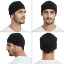 Headshion 100% Cotton Skull Caps Beanie Sleeping Hats for Men Women — 3