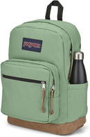 JanSport Right Pack Backpack - Durable Daypack with Padded 15" Laptop Sleeve, Spacious Main Compartment & Integrated Water Bottle Pocket - Loden Frost — 3