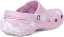 Crocs Unisex Adult Classic Marbled Tie-dye Clogs – Hydrangea/Multi — 5