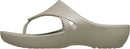 Crocs Women's Kadee Wedge Platform Flip Flop Sandals Cobblestone 9 — 4