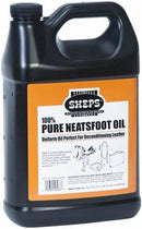 Sheps Pure Neatsfoot Oil, 1 Gallon, Neutral, Premium Leather Reconditioner & Preserver, Neatsfoot Oil for Leather Saddles, Boots, Belts, Work Shoes & More — 1