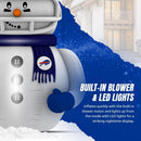 Sporticulture Buffalo Bills Inflatable Snowman Player – 7 Ft Tall Yard Decoration w/LED Lights | NFL Holiday Football Snowman | Built-in Blower Motor, Weather-Resistant, Indoor/Outdoor Use — 5