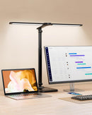 CHARYJOD LED Desk Lamp for Office Home, Height Adjustable Architect Desk Light with USB Adapter, Stepless Dimming… — 1