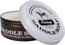 Fiebing's White Saddle Soap for Leather (12 oz Tin) - Cleaner & Conditioner to Soften, Protect & Restore Leathercraft - Soap for Car Seat, Couch, Shoe, Purse, Boot, Bag, & Saddles — 1