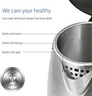 COMFEE' Stainless Steel Electric Kettle, 1.7 Liter Tea Kettle Electric & Hot…