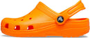 Crocs Kid's Classic Clog – Orange Zing — 8