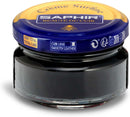 SAPHIR Creme Surfine Pommadier Shoe Polish - Beeswax Cream for Leather Products | 50 ml (Lot de 1) | Black — 1