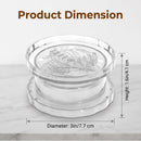 3 Pack Transparent Garlic Press, Manual Garlic Crusher and Mincer—Plastic Garlic Grinder and Chopper, rotary chopper… — 7
