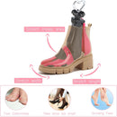 Boot Shoe Stretcher for Men, Shoe Tree Expander Women Stretch Width & Length, Adjustable Unisex Boot Wide Feet. | pink — 2