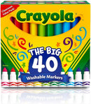 Crayola Ultra Clean Washable Markers (40ct), Colored Markers for Kids, Coloring Book Marker Set, Stocking Stuffers for Kids, Christmas & Holiday Gifts, Ages 3+, Pacl of 6 | 1 Count (Pack of 6) — 4