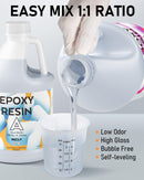INCLY Epoxy Resin 2 Gallon, Crystal Clear Bubbles Free Resin Supplies — 4