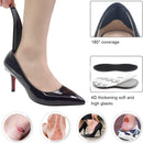 Dr.Foot Heel Grips for Men and Women, Self-Adhesive Heel Cushion Inserts Prevent Slipping, Rubbing, Blisters, Foot Pain, and Improve Shoe Fit - 2pairs + Extra 1 Shoe Horn (Black) — 4